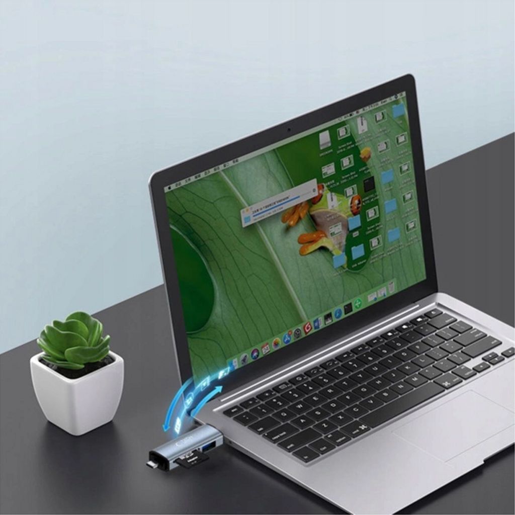Tech-Protect UltraBoost SD/micro SD minnekortleser med USB-C/USB-A